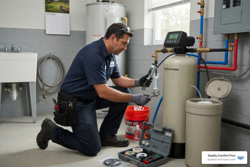 water softener maintenance services